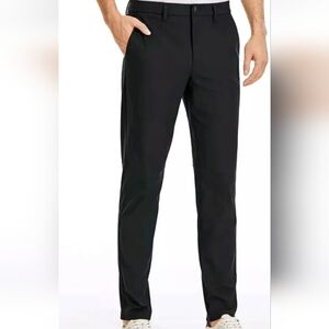 CRZ Yoga Pants Mens36/31 Black Stretch Casual Golf Active Chino (Lot of 2 )